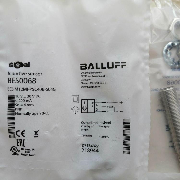 balluff/巴鲁夫BES系列接近开关BES 516-324-EO-C-PU-03