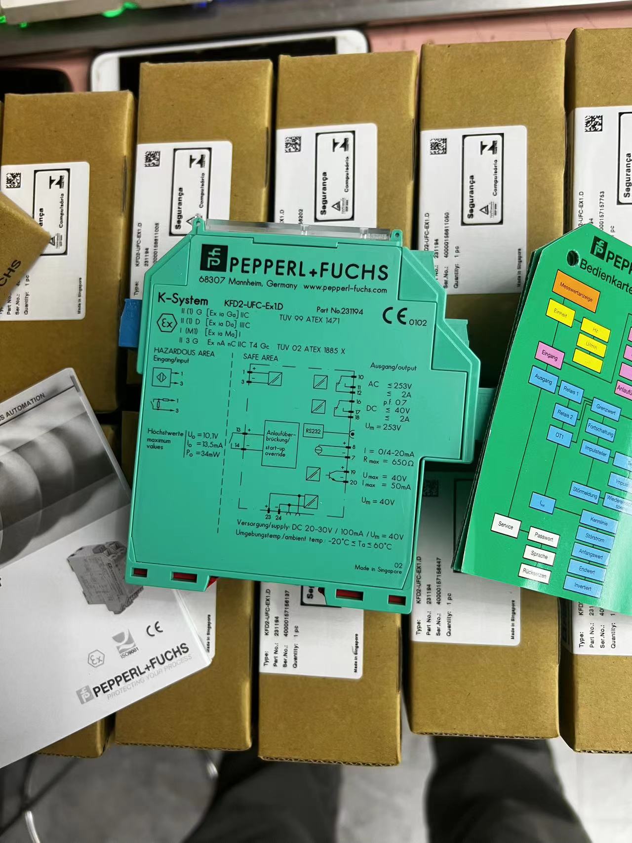 ���Ӹ���pepperl-fuchs��Kϵ�а�ȫդHiDTB08-YRS-RRB-KS-CC-AI16-Y1