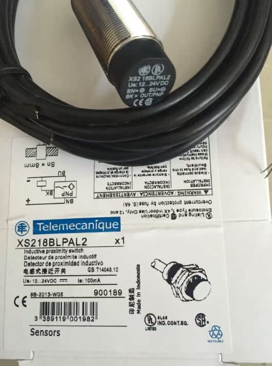施耐德传感器XU2M18NP340正品批发现货，包邮 